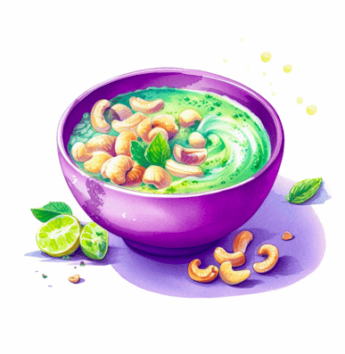 Best diet varicose veins - green smoothie bowl
