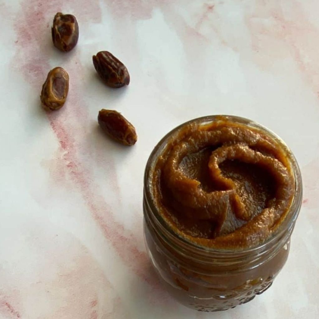 Date paste in a jar