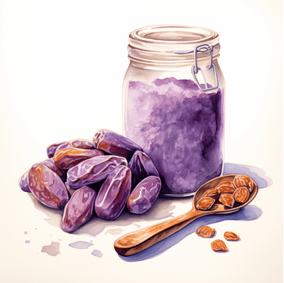 Jar-of-date-paste-with-dates