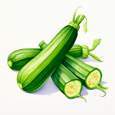 Zucchini vs eggplant - zucchini