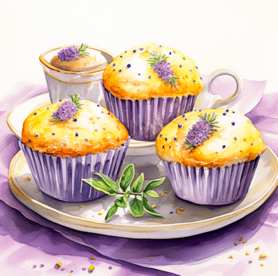 White poppy seeds vs black - lemon poppy seed muffins