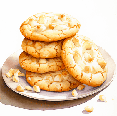 Macadamia nut cookies