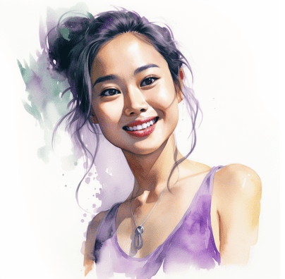 Woman with radiant skin