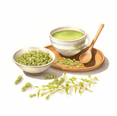 Genmaicha tea