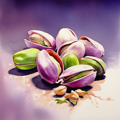 Handful of pistachios