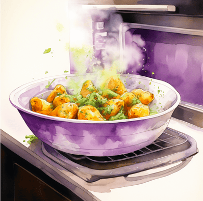 How to reheat sweet potato - microwave