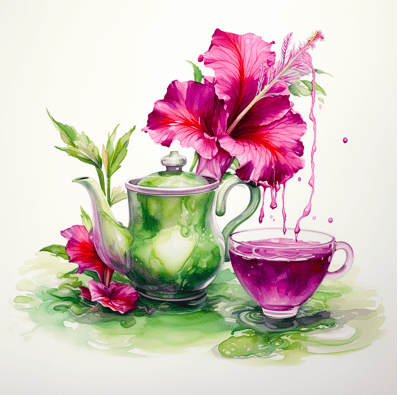 Is hibiscus tea acidic