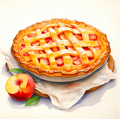 Peach pie