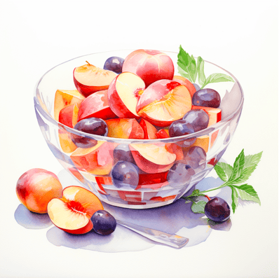Plum vs peach