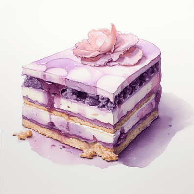 Taro cake