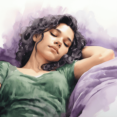 Do peanuts cause pimples - Woman sleeping