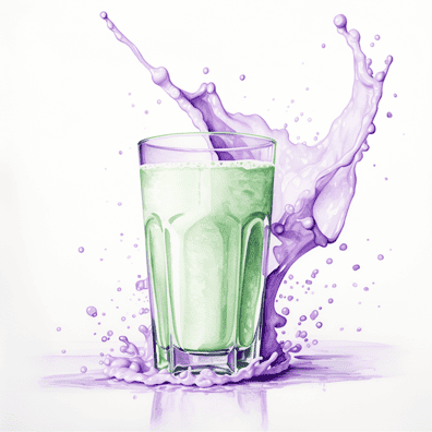 Cup of skim milk