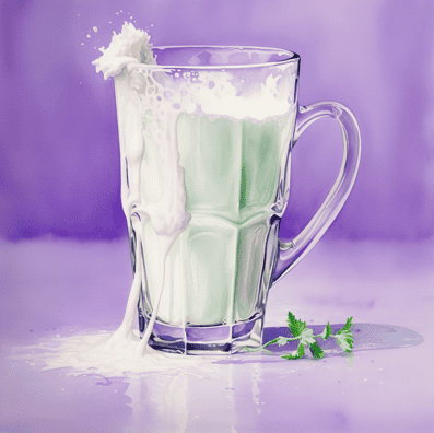 Does goat milk cause acne - Glass of goat milk_1