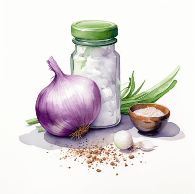 Granulated onion