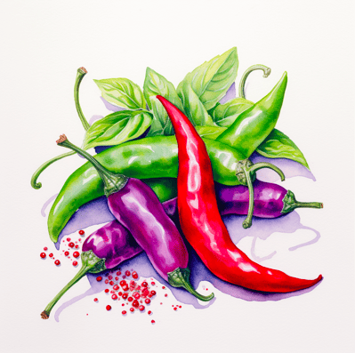 Green chilies vs red chilies 2