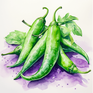 Green chillies