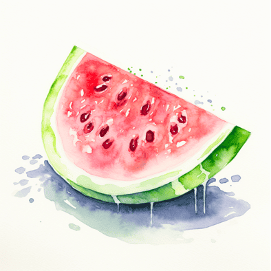 Slice of watermelon