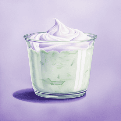 Small cup of greek yogurt