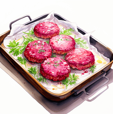 Beetroot burgers