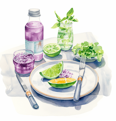 can intermittent fasting cause acne - light food and skincare