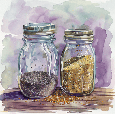chia seeds vs psyllium husk