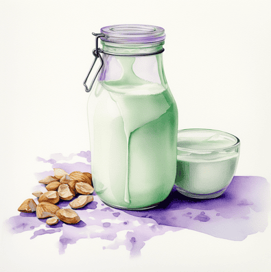 How to freeze almond milk