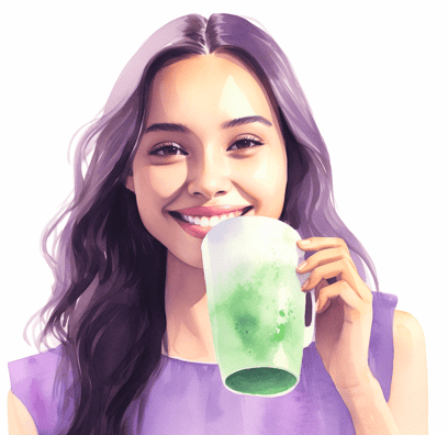 Woman smiling